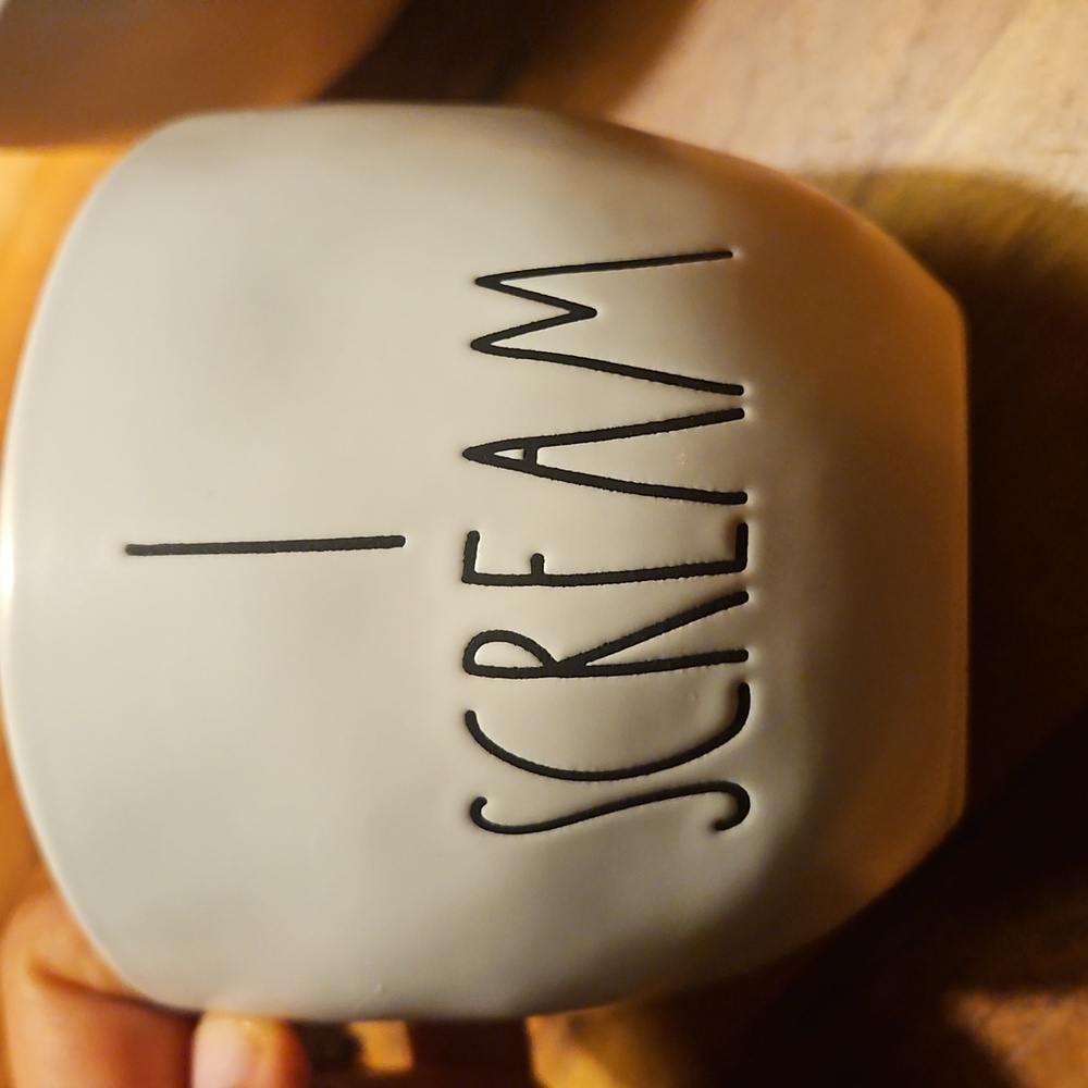 Rae Dunn I SCREAM, YOU SCREAM bowl set - Picture 2 of 6